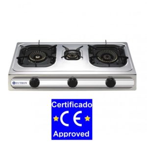 COCINA SOBREMESA A GAS 3B-03SRB 3 FUEGOS CON TERMOPAR