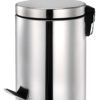 PAPELERA PEDAL DE BAÑO DE 5L MARCA JAMI REF. PP002AIB1 CON CUBETA INTERIOR EXTRAÍBLE